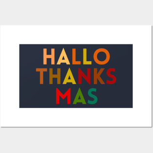 HALLOTHANKSMAS The Perfect Holiday ShirtGiftMerch Posters and Art